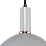 Rosie Mini Concrete Grey Metal Pendant Lighting