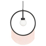 Blanca Blush Fabric Pendant Lighting