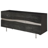 Sorrento Oxidized Grey Wood Sideboard Cabinet