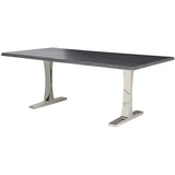 Toulouse Oxidized Grey Wood Dining Table