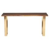 Versailles Seared Wood Console Table