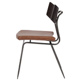 Soli Caramel Leather Dining Chair