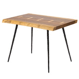 Nexa Smoked Wood Side Table