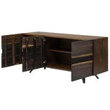 Vega Seared Wood Sideboard Cabinet