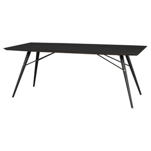 Piper Ebonized Wood Dining Table