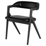 Anita Raven Leather Dining Chair