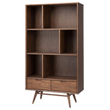 Baas Walnut Wood Bookcase Shelving
