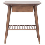 Ari Walnut Wood Side Table