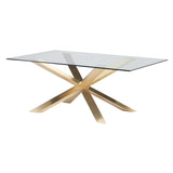 Couture Glass Glass Dining Table