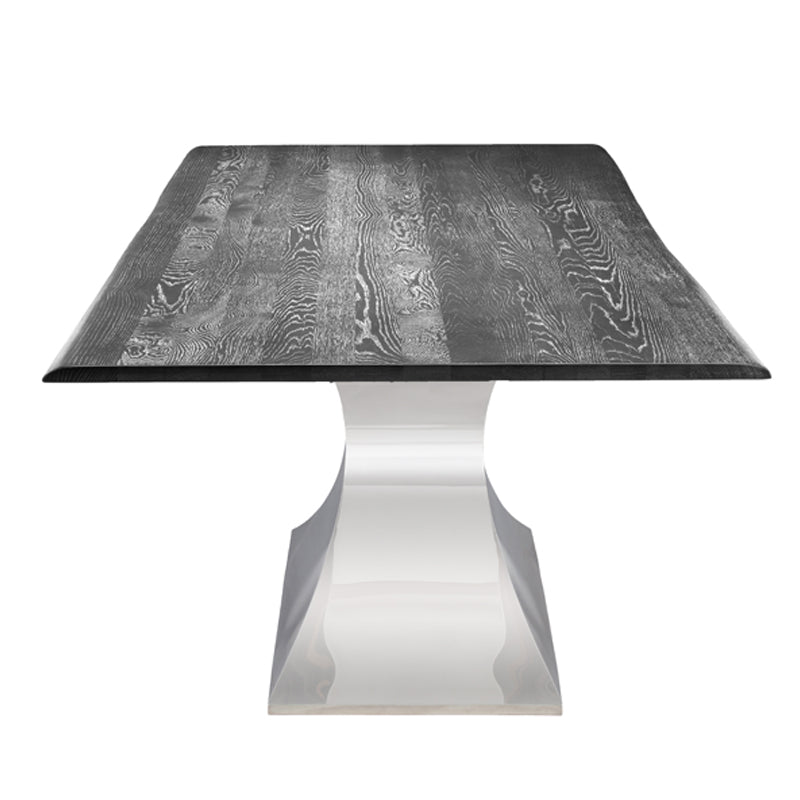 Praetorian Oxidized Grey Wood Dining Table