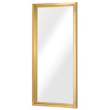 Glam Gold Metal Floor Mirror