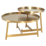 Landon Gold Metal Side Table
