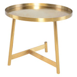 Landon Gold Metal Side Table
