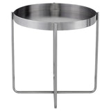 Gaultier Graphite Metal Side Table