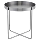 Gaultier Graphite Metal Side Table