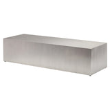 Athens Silver Metal Coffee Table