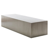 Athens Silver Metal Coffee Table