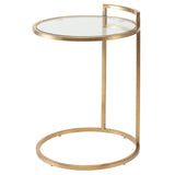 Lily Gold Metal Side Table