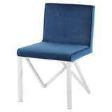 Talbot Peacock Fabric Dining Chair