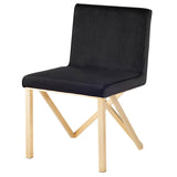 Talbot Black Fabric Dining Chair