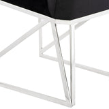Caprice Black Fabric Dining Chair