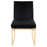 Savine Black Fabric Dining Chair