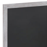 English Elm EE1978 Rustic Commercial Grade Magnetic Wall Mounted Chalkboard White Washed EEV-14279