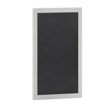 English Elm EE1978 Rustic Commercial Grade Magnetic Wall Mounted Chalkboard Solid White EEV-14284