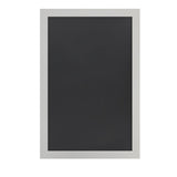 English Elm EE1978 Rustic Commercial Grade Magnetic Wall Mounted Chalkboard Solid White EEV-14284