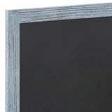 English Elm EE1978 Rustic Commercial Grade Magnetic Wall Mounted Chalkboard Blue EEV-14290