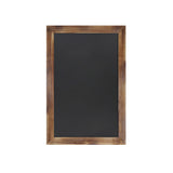 English Elm EE1978 Rustic Commercial Grade Magnetic Wall Mounted Chalkboard Torched Brown EEV-14292