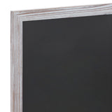 English Elm EE1978 Rustic Commercial Grade Magnetic Wall Mounted Chalkboard White Washed EEV-14296