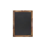 English Elm EE1978 Rustic Commercial Grade Magnetic Wall Mounted Chalkboard Torched Brown EEV-14298