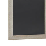 English Elm EE1978 Rustic Commercial Grade Magnetic Wall Mounted Chalkboard Weathered Brown EEV-14299