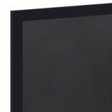 English Elm EE1978 Rustic Commercial Grade Magnetic Wall Mounted Chalkboard Black EEV-14301