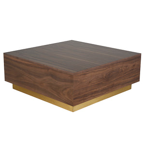 Jonas Walnut Wood Coffee Table