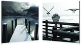 Lake Lookout Mounted Photography Print Diptych