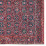 Jaipur Living Harman Hold Kalinar Kate Lester HHB01 Power Loomed 100% Polyester Damask Area Rug Dark Red 100% Polyester RUG154736