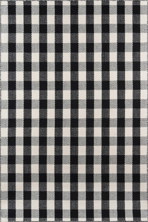Momeni Madcap Cottage Highland Fling HGH-1 Hand Tufted Modern Plaid Indoor Area Rug Black 7'9" x 9'9" HIGHFHGH-1BLK7999