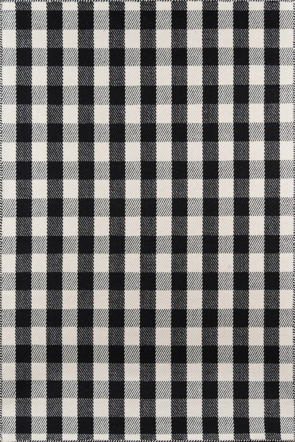 Momeni Madcap Cottage Highland Fling HGH-1 Hand Tufted Modern Plaid Indoor Area Rug Black 7'9" x 9'9" HIGHFHGH-1BLK7999