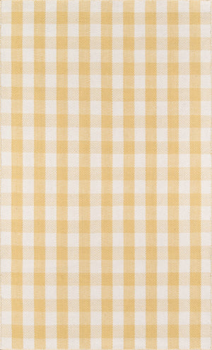 Momeni Madcap Cottage Highland Fling HGH-1 Hand Tufted Modern Plaid Indoor Area Rug Gold 7'9" x 9'9" HIGHFHGH-1GLD7999