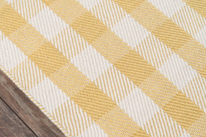 Momeni Madcap Cottage Highland Fling HGH-1 Hand Tufted Modern Plaid Indoor Area Rug Gold 7'9" x 9'9" HIGHFHGH-1GLD7999