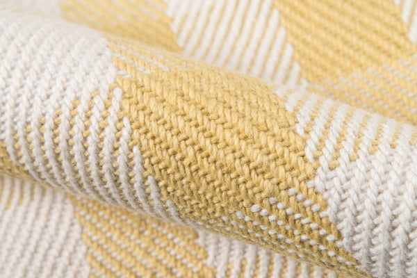 Momeni Madcap Cottage Highland Fling HGH-1 Hand Tufted Modern Plaid Indoor Area Rug Gold 7'9" x 9'9" HIGHFHGH-1GLD7999