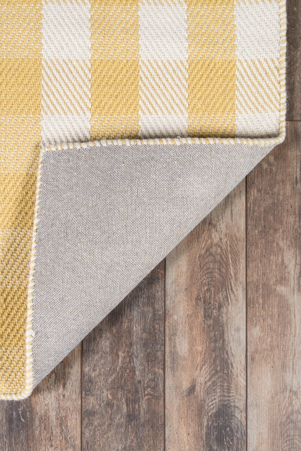 Momeni Madcap Cottage Highland Fling HGH-1 Hand Tufted Modern Plaid Indoor Area Rug Gold 7'9" x 9'9" HIGHFHGH-1GLD7999