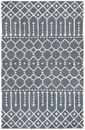 Himalaya 903 Contemporary Hand Tufted 70% Wool, 30% Viscose Rug Grey / Ivory