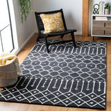 Himalaya 903 Contemporary Hand Tufted 70% Wool, 30% Viscose Rug Dark Grey / Ivory