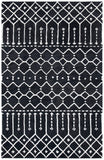 Himalaya 903 Contemporary Hand Tufted 70% Wool, 30% Viscose Rug Dark Grey / Ivory