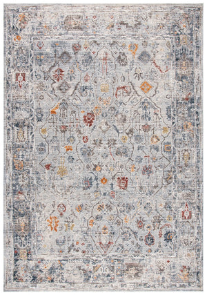 History 500 History 546 Transitional Power Loomed 18.5% Polypropylene, 81.5% Polyester Rug Light Grey / Gold