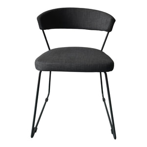 Adria Dining Chair Dark Grey-Set Of Two
