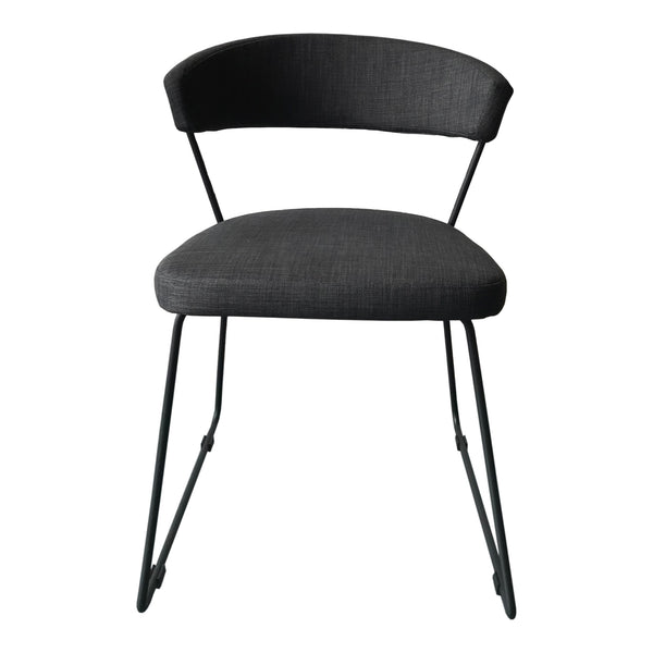 Adria Dining Chair Dark Grey-Set Of Two
